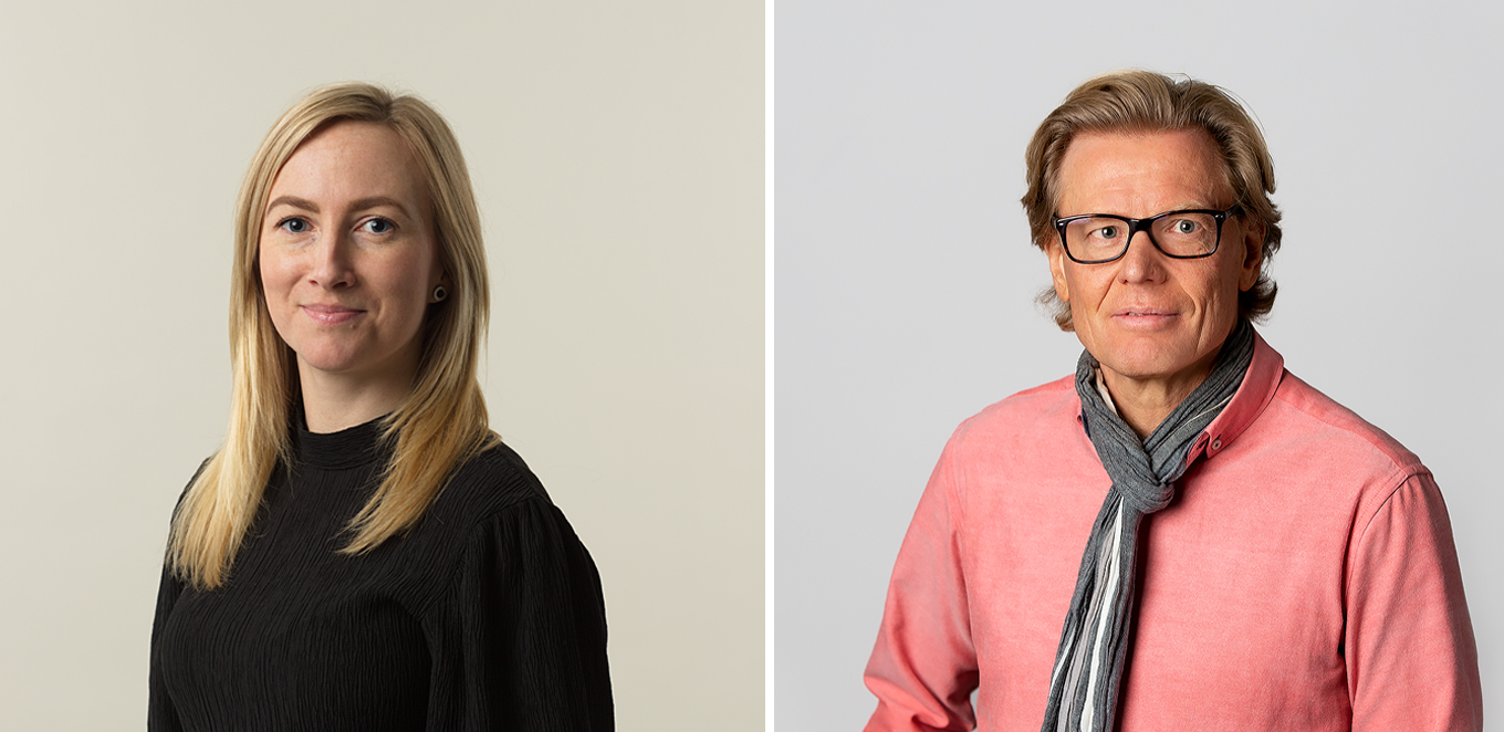 Foto på Amy Havenäng och Bengt Mattson