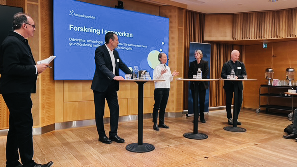 Panlesamtal på Svenskt näringsliv och Vetenskapsrådets seminarium Tillsammans stärker vi Sverige som forsknings- och innovationsnation