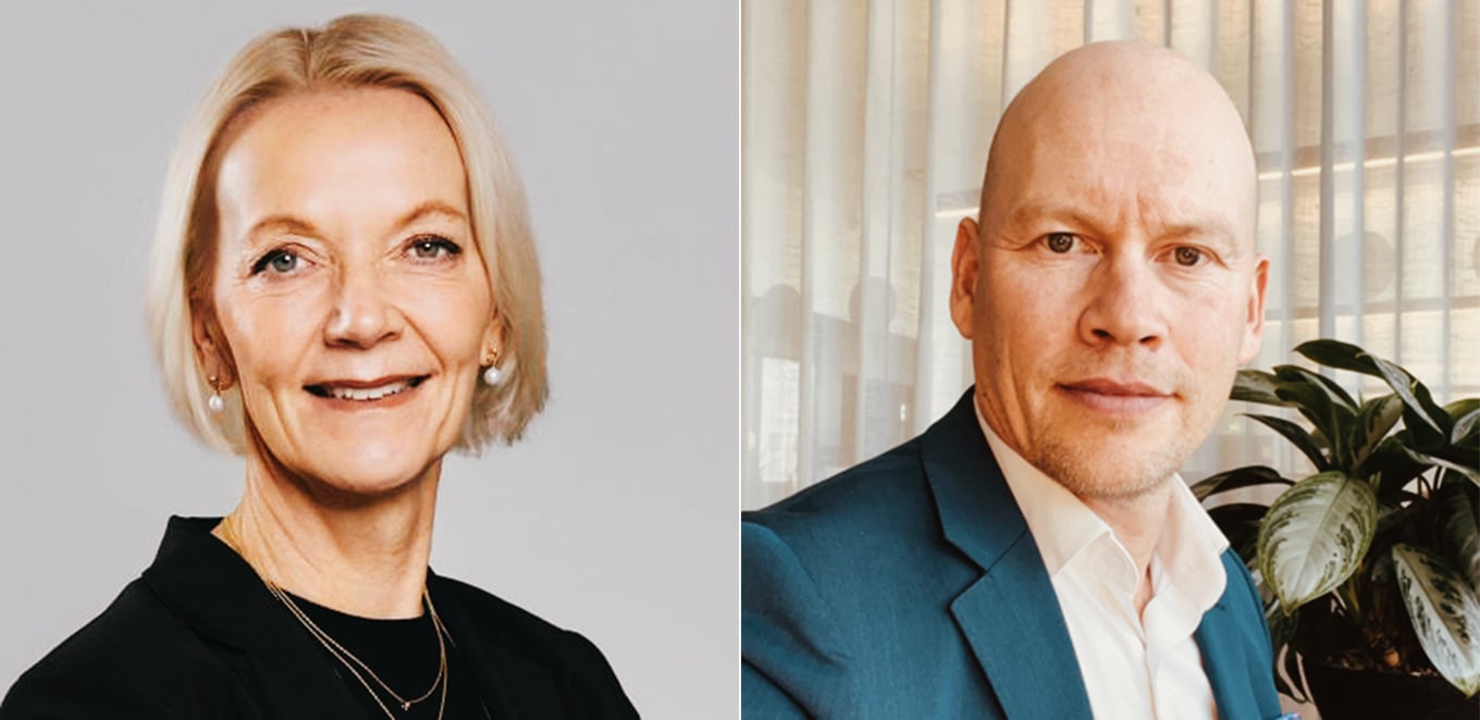 Birgitta Wikman Erlandson och Daniel Sandgren
