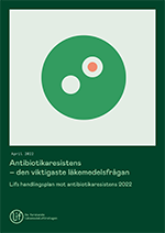 Framsida på broschyren Lifs handlingsplan mot antibiotikaresistens 2022 