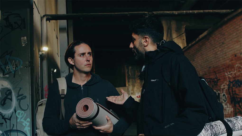 Två killar ur filmen